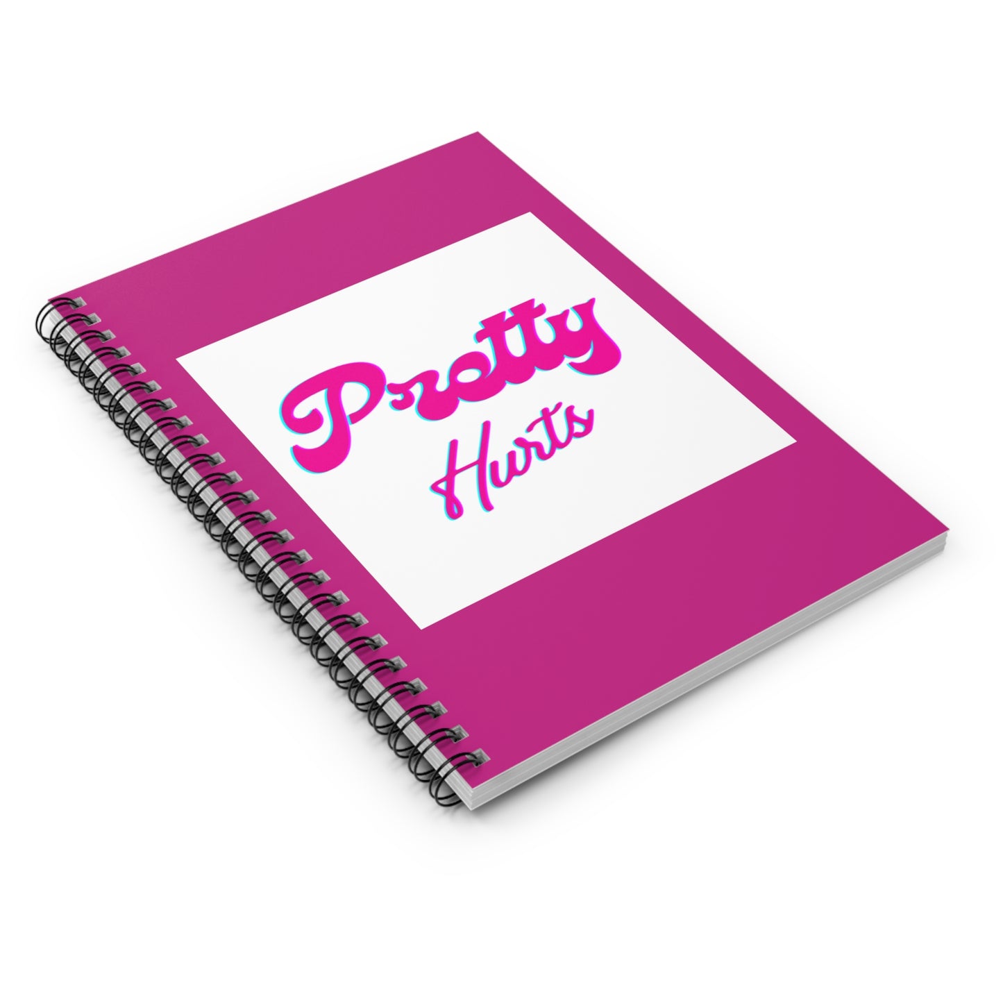 Pretty Hurts Spiral Notebook - Ruled Line