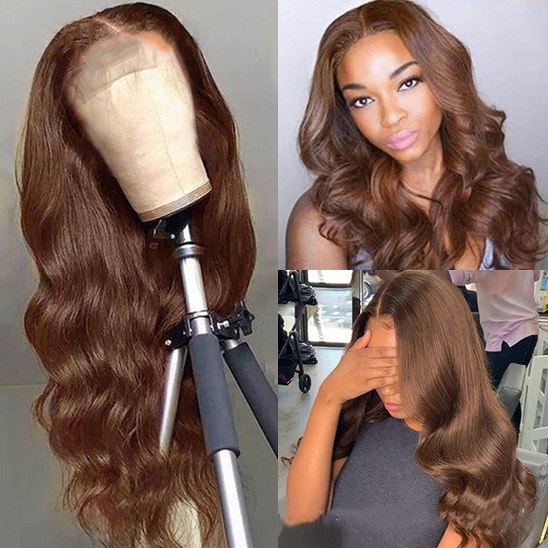 Brown Color Human Hair Wigs